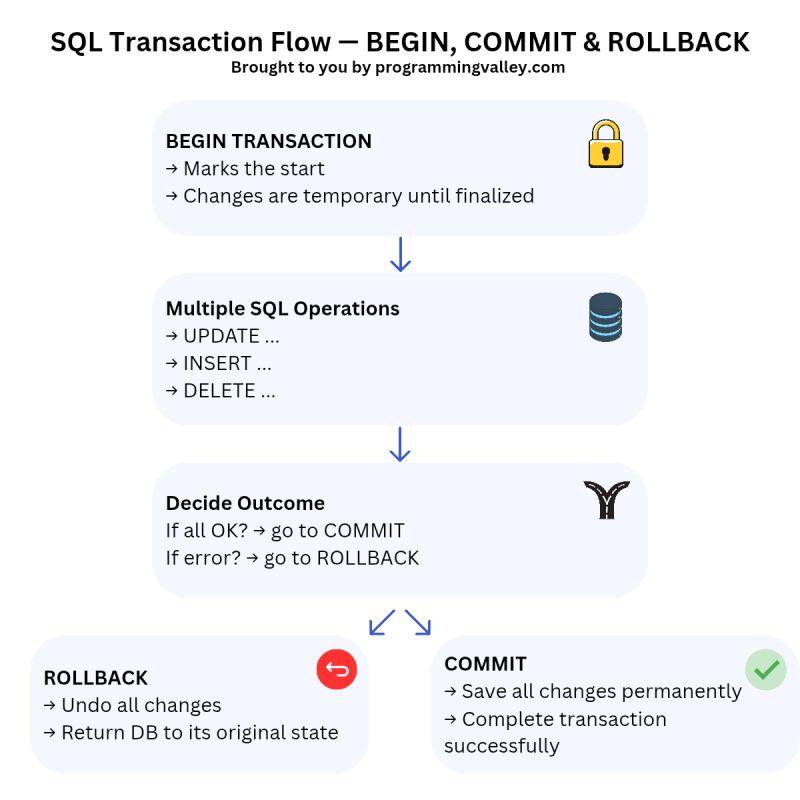 Database transaction flow