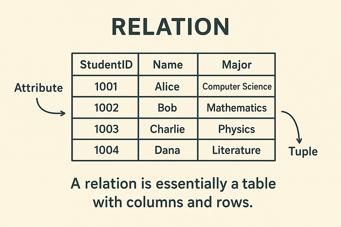 Relational model overview